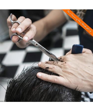 Coolala 6.5 Inch Stainless Steel Hair Cutting Scissors Thinning Shears - Professional Barber Salon Shears for Men, Women, and Kids - Buy Online on GoSupps.com