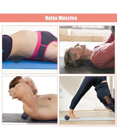 Buy Wexffu Fascia Ball & Roller Set Deep Tissue Massage for Spine Back & Neck Relief | Includes Storage Bag (2 Pieces) - Buy Online on GoSupps.com