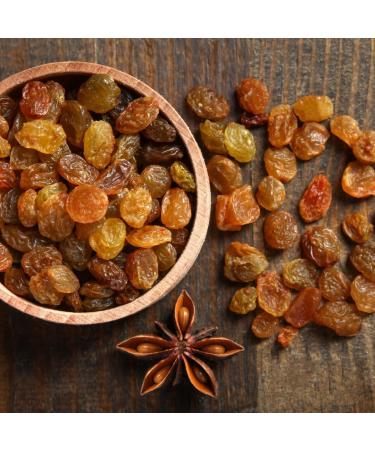 Raisins Secs Golden Jumbo - Sans Sucres Ajout s Snack Naturel Doux et Savoureux 1 Kilogramme | KUCHNIA ZDROWIA 1kg - Buy Online on GoSupps.com