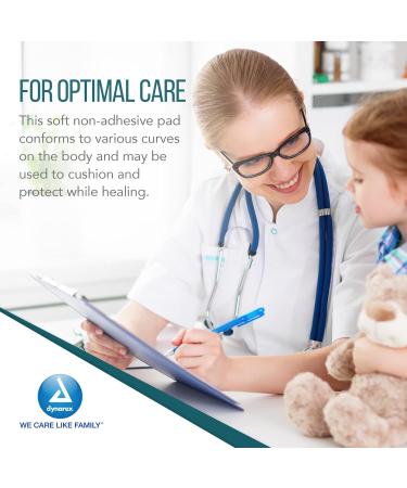 Dynarex Non-Adherent Pads Sterile Soft & Absorbent Wound Care 3 x 4 1200 Individually Packaged Non-Stick Pads | International Shipping Available - Buy Online on GoSupps.com