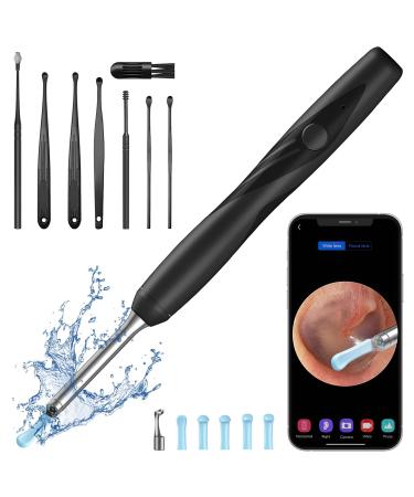 Ear Wax Removal Kit Ear Camera Wolady 1080P FHD Earwax Remover Tool IP64 Waterproof Wireless Ear Otoscope with 6 LED Lights 3.6mm Portable Visual Ear Cleaner for iPhone iPad Android Smart Phones