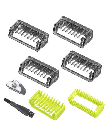 Guide Comb for Philips Guide Comb Attachments Compatible with O Blade & OBlade Pro QP2724 QP2520 QP2530 QP2620 QP2630 Trimmer Beard Trimmer Guards Replacement Kit Body Skin Face Hair Clippers #2