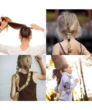 50 Pack Hair Ties for Babies | Szetosy Colorful Soft Ponytail Holders - No Damage Ideal for Girls Women & Men - Buy Online on GoSupps.com