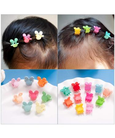 80-Piece Baby Mini Hair Clips - Colorful Plastic Octopus & Spider Jaw Clips for Girls - Perfect Cling Hair Accessories for Children - Buy Online on GoSupps.com