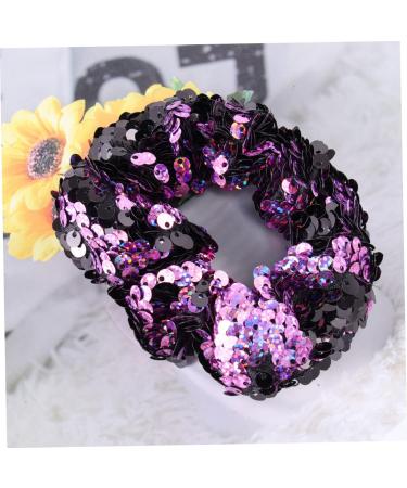 FRCOLOR Metallic Sequins Scrunchies Hair Scrunchies for Girls Cloth Women Hair Bands Rainbow Scrunchies Hair Bow Ropes Hair Bands for Womens Hair Mens Hairband Christmas Miss Tie Size 1 Rosy - Buy Online on GoSupps.com