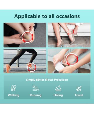 ROLLII Bunion & Blister Pads Toe & Foot Corn Protector, Hydrocolloid Bandages for Bunion Relief, Sole & Heel Cushions Waterproof, Thin Design 10PCS - Buy Online on GoSupps.com