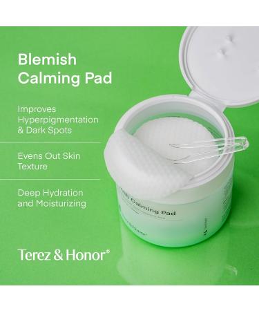 Blemish Calming Toner Pads - Korean Facial Cotton Pads with Madecassoside Cica Niacinamide & Hyaluronic Acid for Redness Relief & Hydration | 180 Pads + 5mL Bonus - Buy Online on GoSupps.com