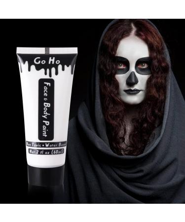 Mysense Clown White Face Paint 2 OZ - Water Based Makeup for Adults, Cosplay, SFX, Halloween - Buy Online on GoSupps.com