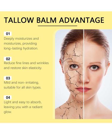 Crsetmyth Tallow Balm cream for skin care 60 g honey balm beef tallow cream for body beef tallow cream for skin care moisturizer for face and body - Buy Online on GoSupps.com