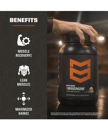 MTN OPS Magnum Vanilla Protein Powder 23g of Whey Isolate Protein & Milk Protein with BCAAs Zero Sugar & Gluten Free 30-Servings Vanilla Milkshake - Buy Online on GoSupps.com
