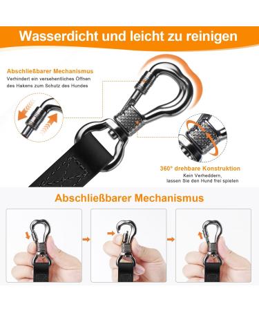X XBen Waterproof Tow Lines for Dogs - 30m Rubberized Drag Line with Lockable Carabiner | Durable Dog Leash for Medium-Sized Dogs - Robust Training Line with Hand Loop - Buy Online on GoSupps.com