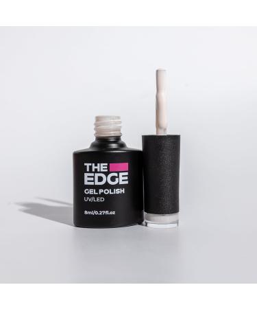 THE EDGE Gel Nail Polish 8ml - The White French - UV/LED Manicure/Pedicure for Salon & Home Use Highly Pigmented/Long Lasting/2-Coat Coverage - Buy Online on GoSupps.com