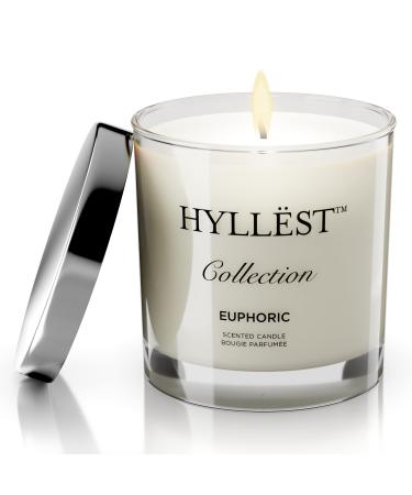 Euphoric: Jasmine Rose Orange and Vanilla Scented Aromatherapy Soy Candle | Therapeutic Grade Essential Oils | 11 oz Glass Jar | Handmade in The USA by Stillwater Bath and Body Euphoric 11 oz