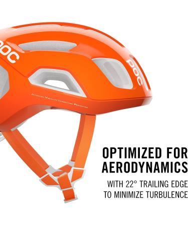 POC Ventral Air MIPS Road Cycling Helmet - L/59-62cm, Fluorescent Orange Avip - Buy Online on GoSupps.com