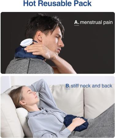 Elitehood 11 inch Reusable Ice Bag & Refillable Ice Pack - Cold & Hot Therapy for Injuries and Pain Relief - Buy Online on GoSupps.com