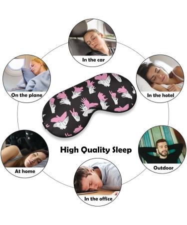Shadow Hand Sleep Mask - Adjustable Eye Cover for Sleeping & Travel - Blocks Light for Men & Women - Buy Online on GoSupps.com
