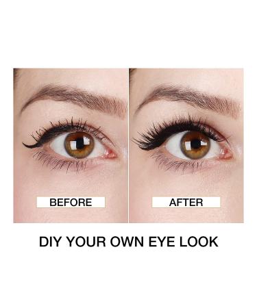 LASHVIEW DIY Eyelash Extension Kit with Cluster Lashes Glue and Tweezers - 56D#KIT 12&14mm - Buy Online on GoSupps.com