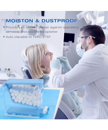 Transparent Cotton Roller Holder - Hygienic Organizer for Clinics & Home Use | Dental Cotton Roller Storage Box - Buy Online on GoSupps.com