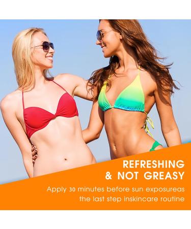 Sunscreen SPF 50+ UVMUNE 400 Invisible Fluid Sun Cream SPF50+ Suncream for Sensitive Skin Ultra Light UV Protetion Water + Sweat Resistant Not Greasy 2 * 50ml - Buy Online on GoSupps.com