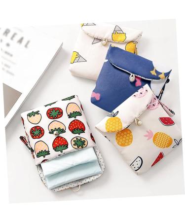 Lurrose 12-Piece Women's Storage Bag Set | Versatile Menstrual Ties & Makeup Brush Pouch | Cotton Coin Bag for Travel - Buy Online on GoSupps.com