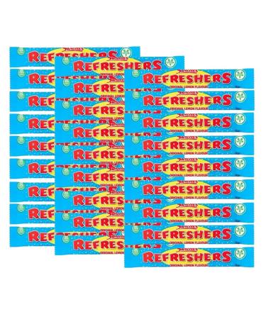 VSTAR Refreshers Original Lemon Flavoured Chew Bars - Full Box Sweets (60 Bars)
