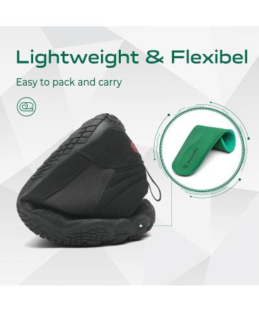 SAGUARO Unisex Barefoot Shoes - Lightweight Breathable Non-Slip Wide Toe Box & Zero-Drop Sole - 43 EU Black | International Shipping Available - Buy Online on GoSupps.com