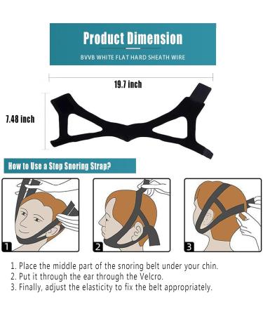 Airflow Jaw Strap for Sleep Apnea - 2pcs Veralabs Chin Strap & Sleep Masks - Improve Sleep Quality - Buy Online on GoSupps.com