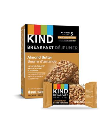 KIND Breakfast Bar Almond Butter Gluten Free Non GMO 50 Grams 4 Count Almond Butter 50 g (Pack of 4)
