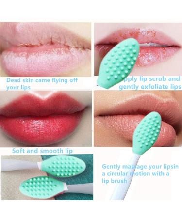 Lip Scrubs Kit: Mint Lip Sugar Scrub and Exfoliator for Dry, Chapped Lips - 2 Pack - Buy Online on GoSupps.com