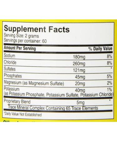 Celtic Sea Salt Electrolyte Powder Drink Mix - 4.2 oz | Natural Hydration Supplement - Buy Online on GoSupps.com