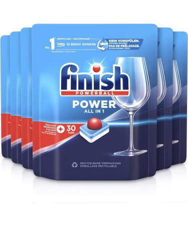 Buy Finish Power All in 1 Dishwasher Tabs - Phosphate-Free Gigapack (180 Tabs) for Powerful Cleaning & Grease Removal - Ideal for International Shipping - Buy Online on GoSupps.com