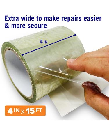 Clear Waterproof Tape for Leaks Thick Heavy Duty Water Proof Tape Sealing Marine Grade Outdoor Pools  Gutter  Underwater  Stop Leak Seal Tape Waterproof Repair Patch & Seal Sealant 15 Feet x 4 Inches - Buy Online on GoSupps.com