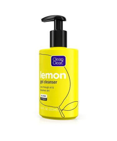 Clean & Clear Brightening Gel Facial Cleanser with Vitamin C & Lemon Extract - 7.5 oz - Buy Online on GoSupps.com