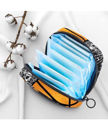 Shop Stylish Basketball Ball Marble Women s Napkin Storage Bags & Portable Period Pockets - Perfect for Teens & Moms! - Buy Online on GoSupps.com