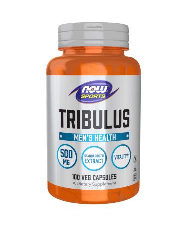 NOW Sports Nutrition Tribulus (Tribulus terrestris) 500 mg Enhanced Vitality* 100 Veg Capsules