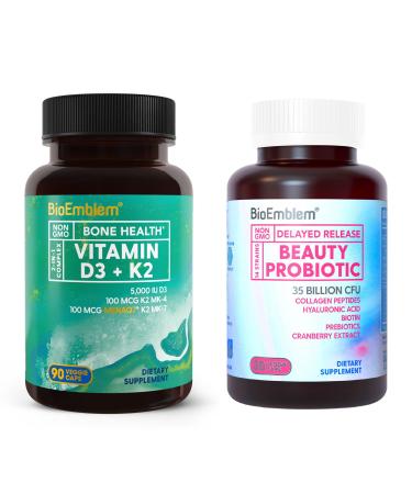 BioEmblem Beauty Probiotics Vitamin D3 K2