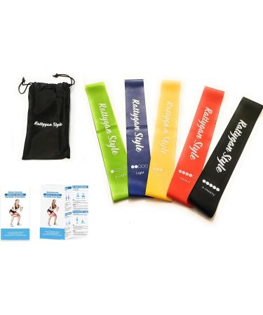 Buy Resistance Exercise Loop Bands Set - Includes Instruction Manual & Carry Bag | International Shipping Available - Buy Online on GoSupps.com
