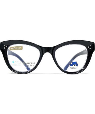 Buy Exclusive +1.00 Blue Light Filter Reading Glasses for Women | Venice Cat 3D Modern Design - Anti Blue Light Computer Glasses - Buy Online on GoSupps.com