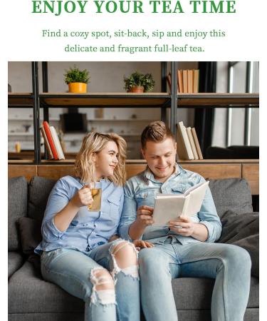 Jasmine Pearls Green Tea - Handrolled Loose Leaf with Natural Aroma - 114g/4oz - Buy Online on GoSupps.com