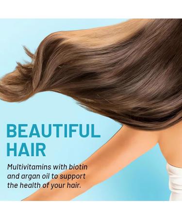 Wins Town Hair Skin Nails Vitamins Gummies with Collagen Vitamins C Sodium for All Ethnicities & Types Man & Women Strawberry Flavor 60 Count - Buy Online on GoSupps.com