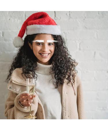 Holibanna 6 Pairs Santa Claus Fake Eyebrows Costume Santa White Eyebrow Realistic Facial Hair Eyebrows Fake Beard Costume - Buy Online on GoSupps.com