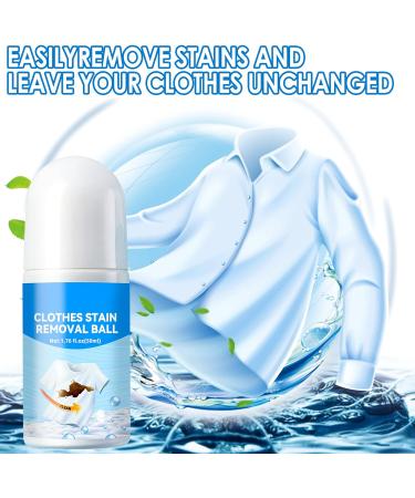 Clothes Stain Remover-Roll Bead Design Magic Stain Remover Rolling Bead Ideal for Emergency Stain Removal Portable No-wash Instant Stain Remover Pen Stain Remover Roller-Ball Cleaner - Buy Online on GoSupps.com