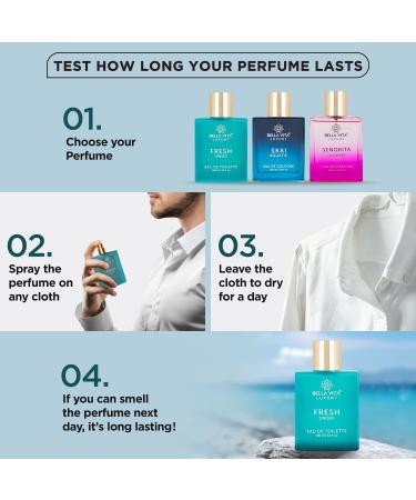 Bella-Vitaa Luxury FRESH Unisex Eau De Toilette Perfume with Bergamot Lavender Ylang Ylang|Premium Long Lasting Fresh Fragrance for Men & Women 100ML - Buy Online on GoSupps.com