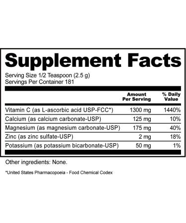 NutriBiotic Immunity Hypo-Aller C | Vitamin C with Calcium, Magnesium, Potassium & Zinc - 16 oz - Buy Online on GoSupps.com