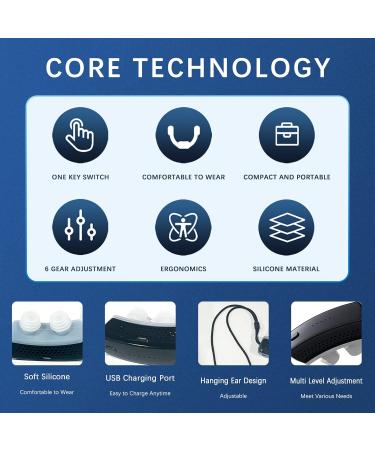Smart Electric Anti Snoring Stopper - Portable Snoring Solution with Double Eddy Current Fan Design - Buy Online on GoSupps.com