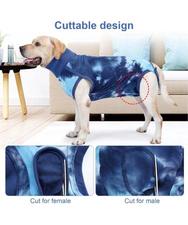 Dog Surgical Recovery Suit Pets Abdominal Wound Protector Puppy Medical Surgical Clothes Prevent Licking Dog After Surgery Vest Bodysuit Castration Medical Pet Shirt Cone E-Collar Alternative (M) - Buy Online on GoSupps.com