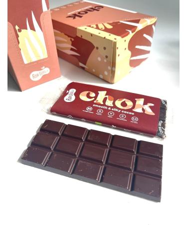  Raw Gorilla Raw Gorilla Chok Keto Smooth and Silky - Single Bar - 35g - Chocolate - No Added Sugar - Vegan - Organic - Sugar Free - Ideal for Diabetics - Buy Online on GoSupps.com
