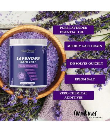 Buy Lavender Bath & Foot Soak 4.4 LB - Epsom Salt Essential Oils Detox & Refresh | International Shipping - Buy Online on GoSupps.com