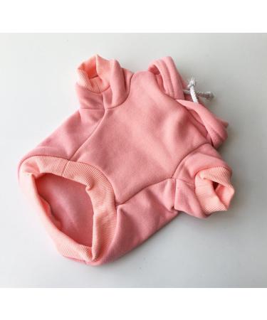 Zoonpark Soft Fleece Dog Hoodie - Winter Warmth for Small Medium & Large Dogs | Pink Security Inscription 32cm Back Length - Buy Online on GoSupps.com