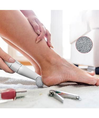 Shurzzesj Electric Callus Remover for Feet | Rechargeable Adjustable Speed Foot File Pedicure | Powerful Foot Scrubber File Portable Callus Remover Tool for Scrubbing Dead Skin - Buy Online on GoSupps.com